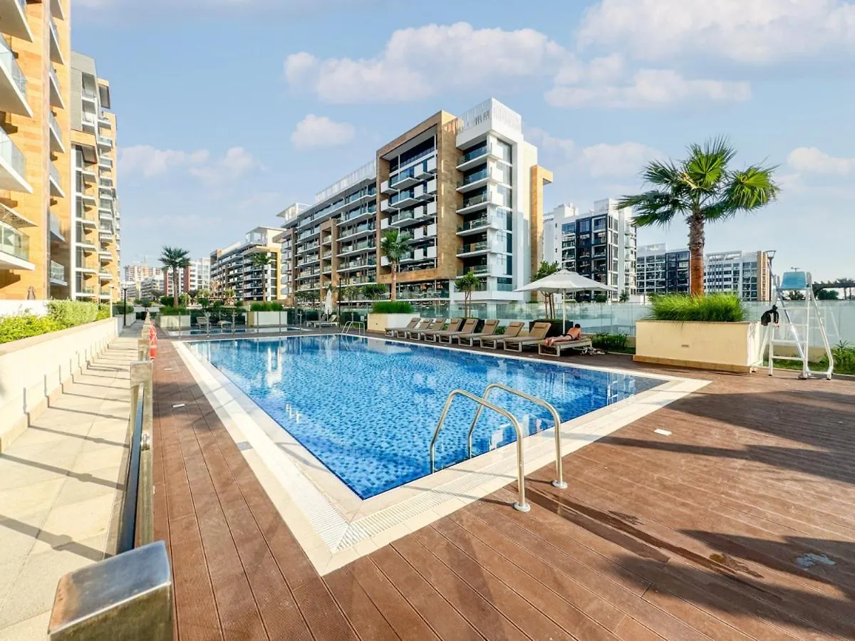 Chic Studio Azizi Riviera Retreat With City Views Dubai
